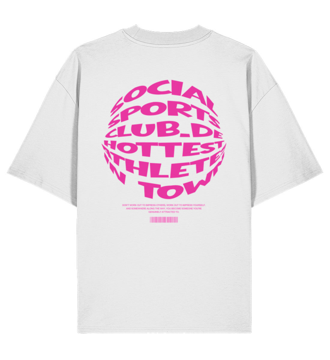 HOT-TEE 1.0 Backprint Social Sports Club, Produktansicht